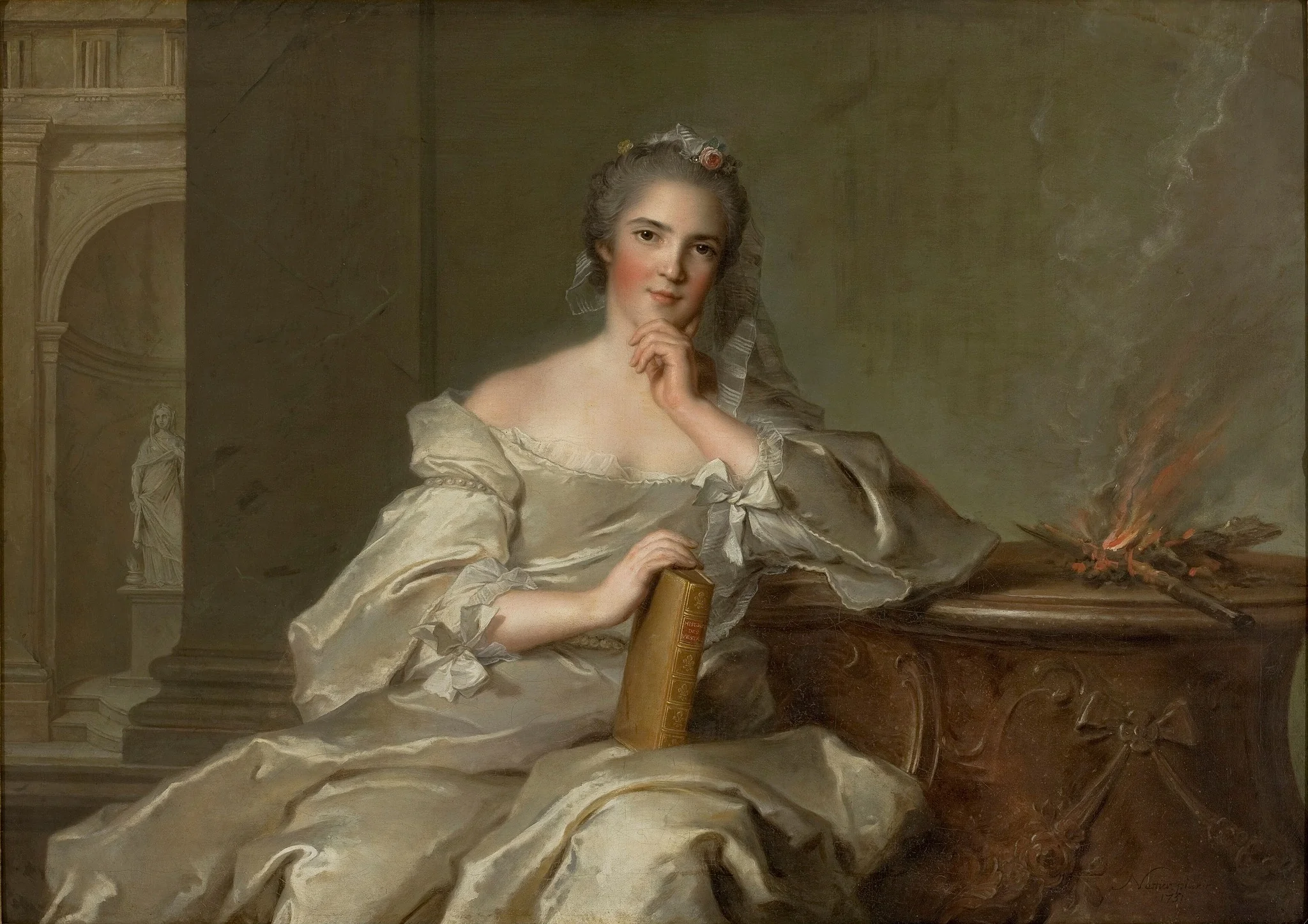 Princess Anne-Henriette of France - The Fire, detail