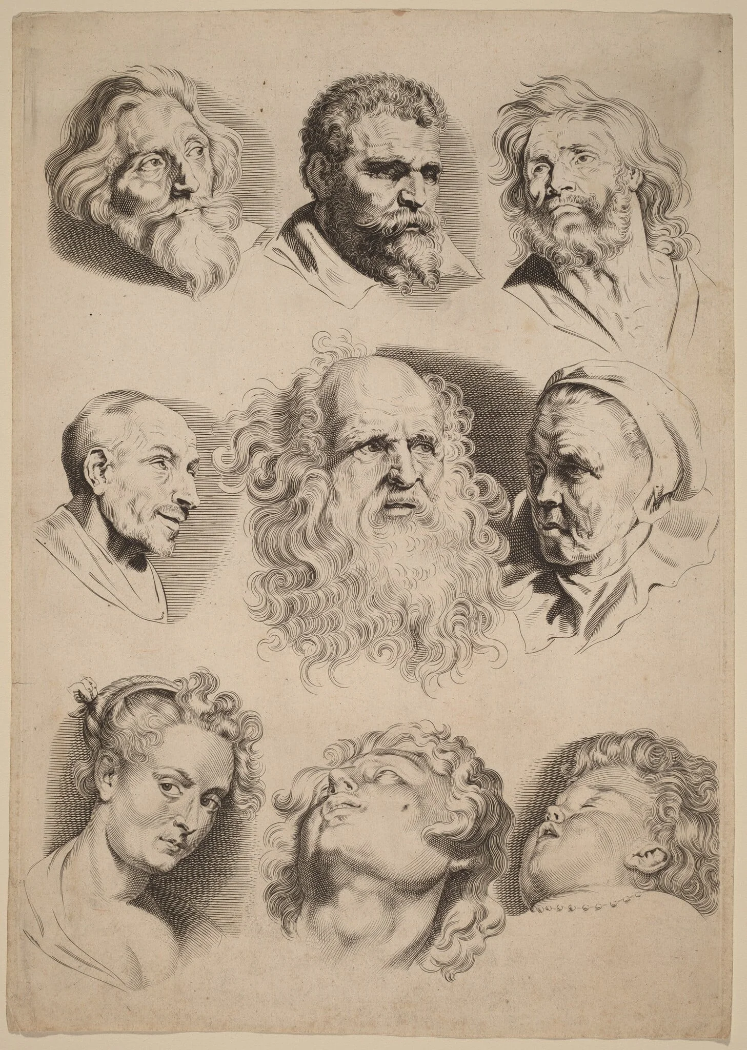 Nine Heads, detail