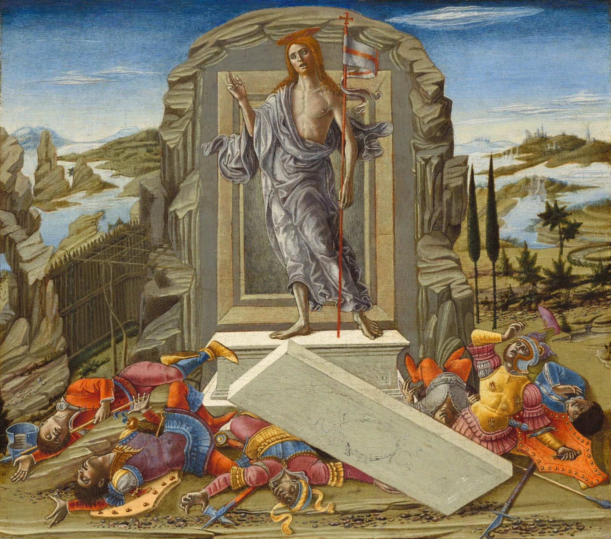 The Resurrection, detail