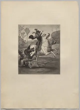 St. George and the Dragon (4), by Claude-Ferdinand Gaillard, 1885