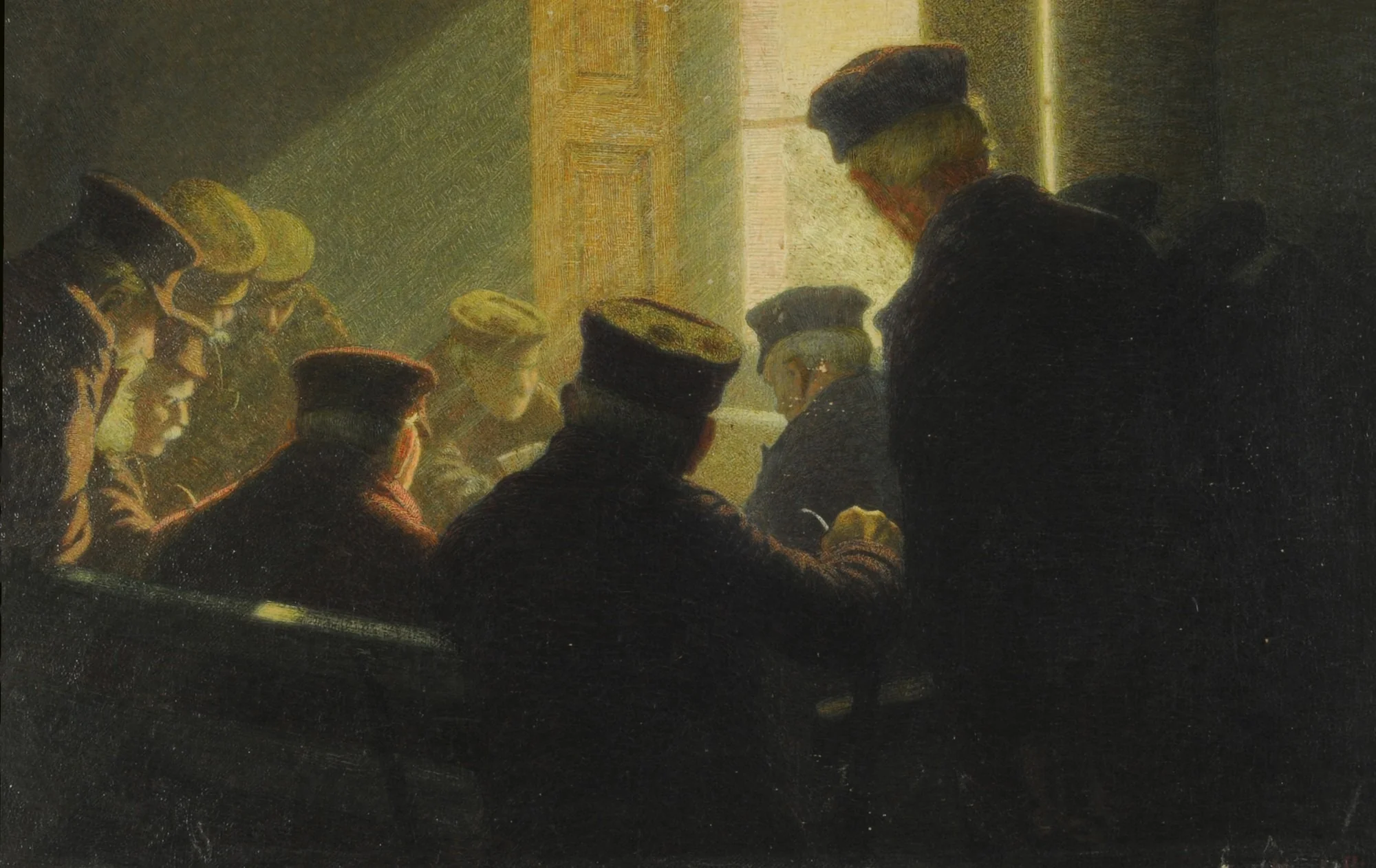 An interesting match, detail