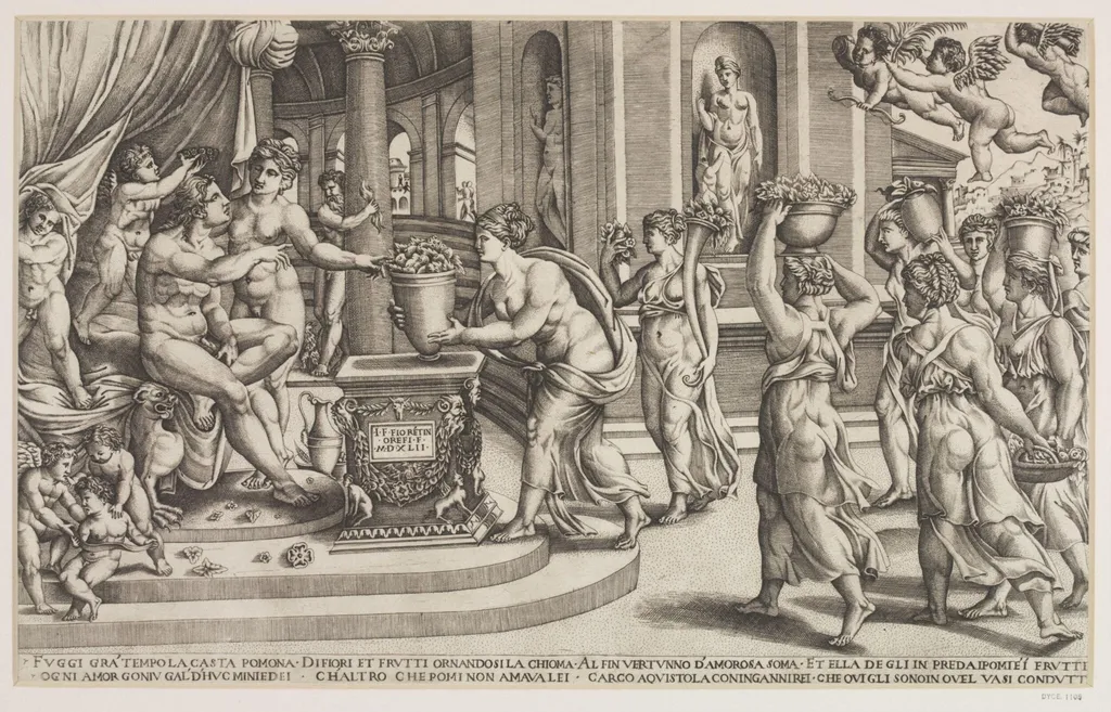 Marriage of Vertumnus and Pomona, by Baccio Bandinelli, 1542