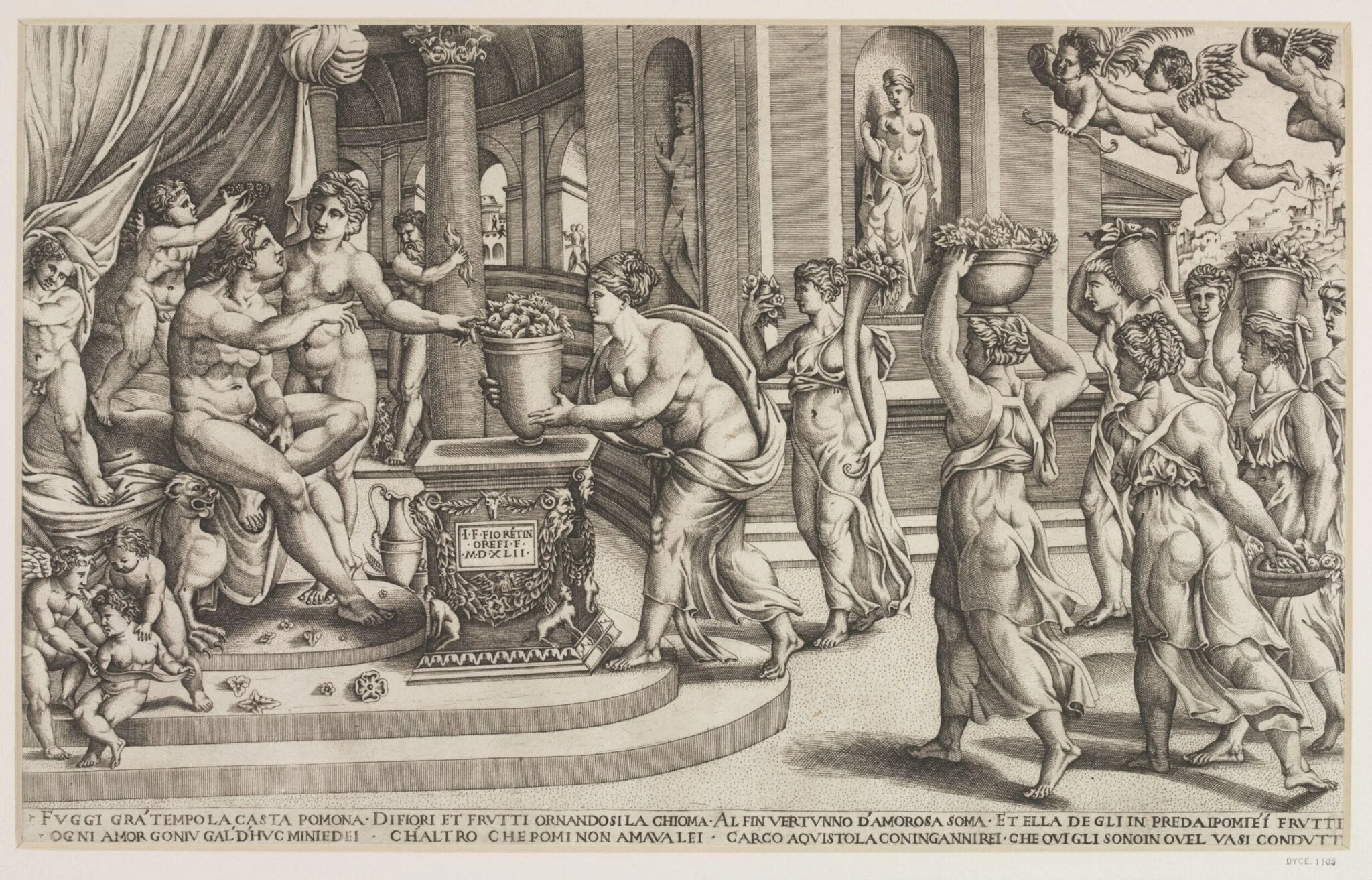 Marriage of Vertumnus and Pomona, detail