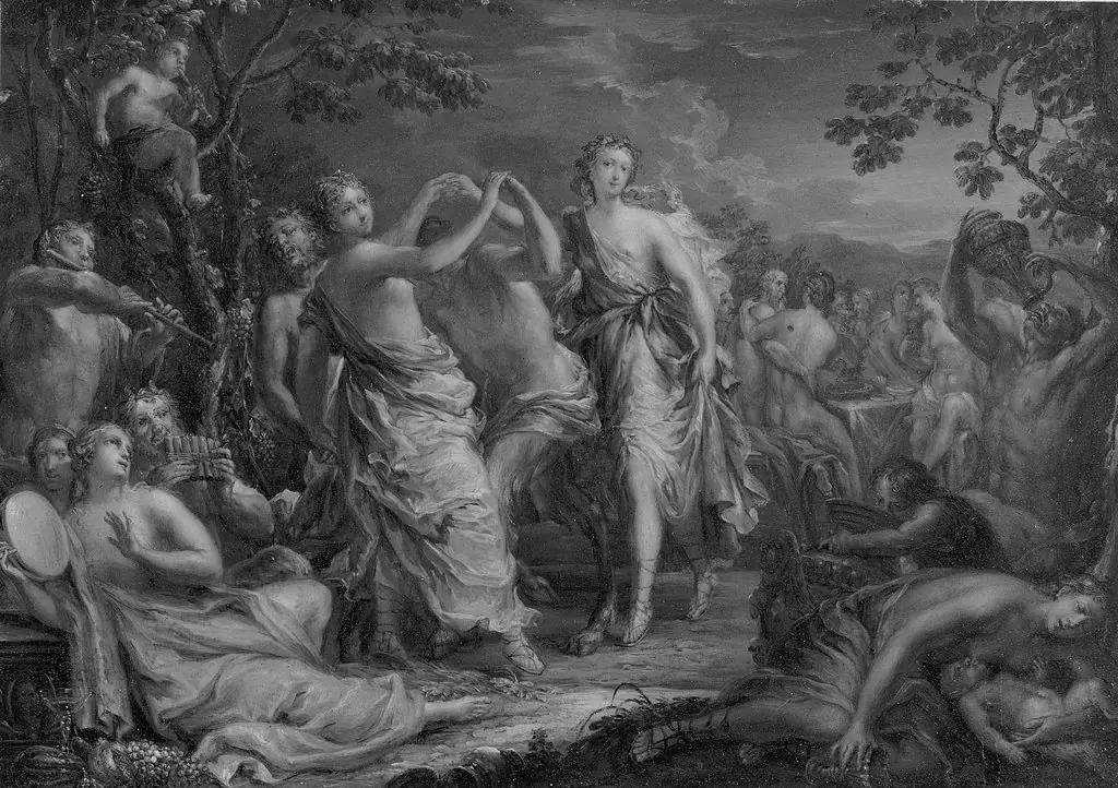 Bacchic Revels, by Johann Georg Platzer, unspecified, 1740