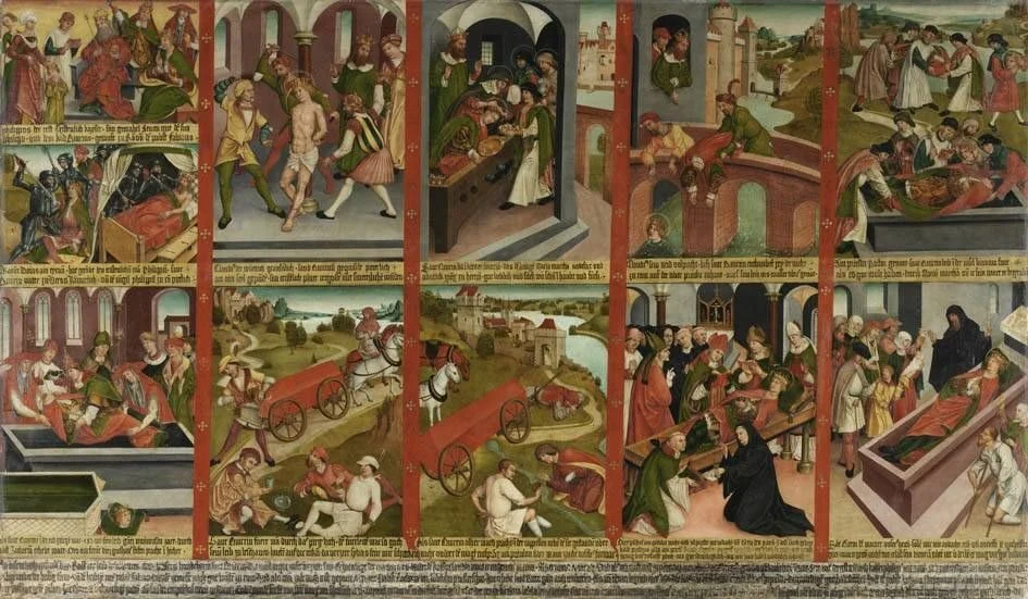 Legende des Heiligen Quirin, detail