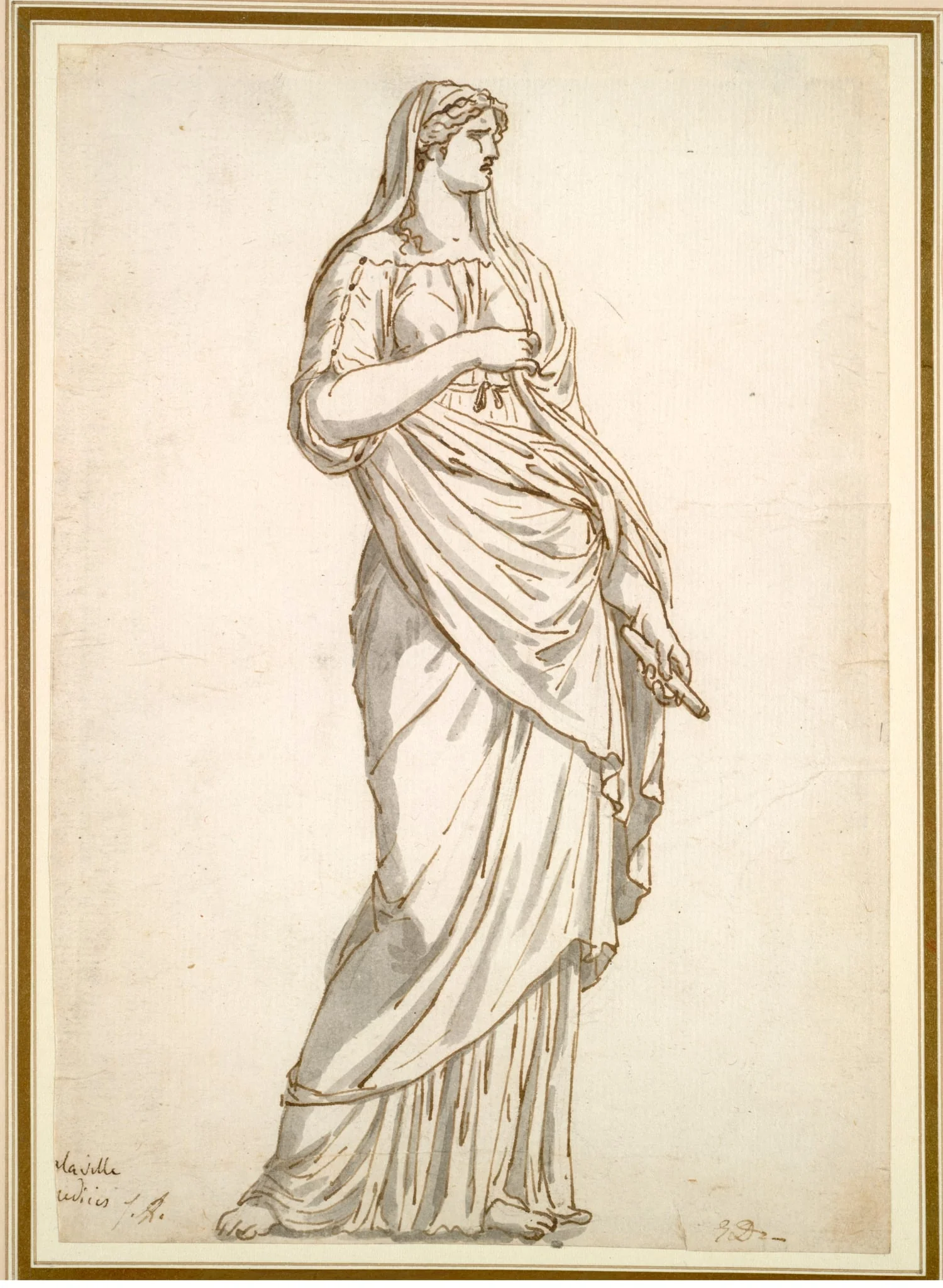 Study of the Sabine Statue from the Villa Medici, detail