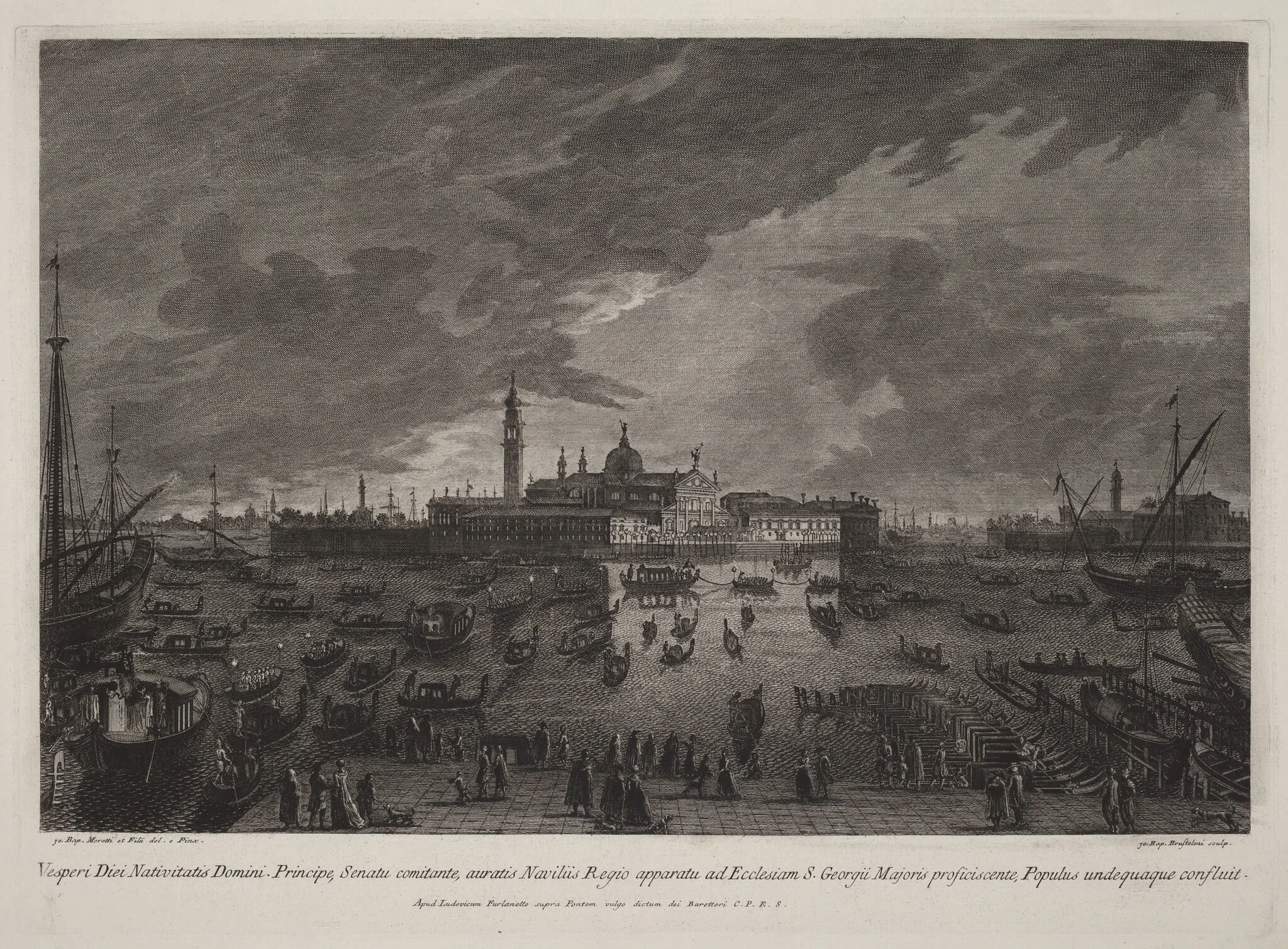 Christmas Eve Procession to San Giorgio Maggiore, detail