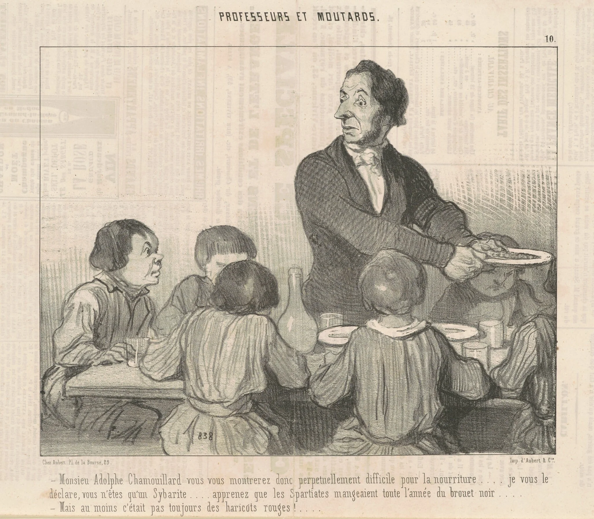 Monsieur Adolphe Chamouillard vous vous montrerez donc ..., detail