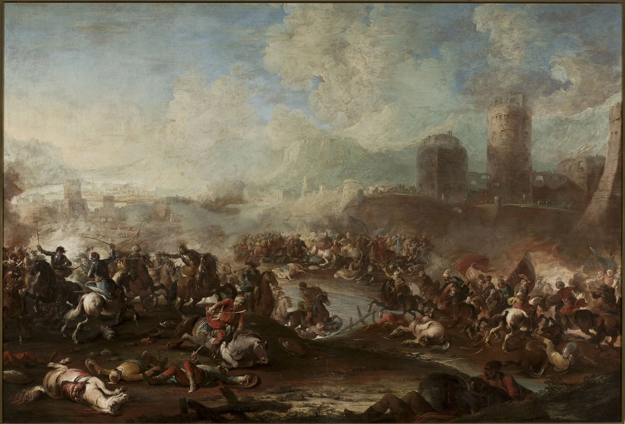Battle of Christians against the Turks, detail