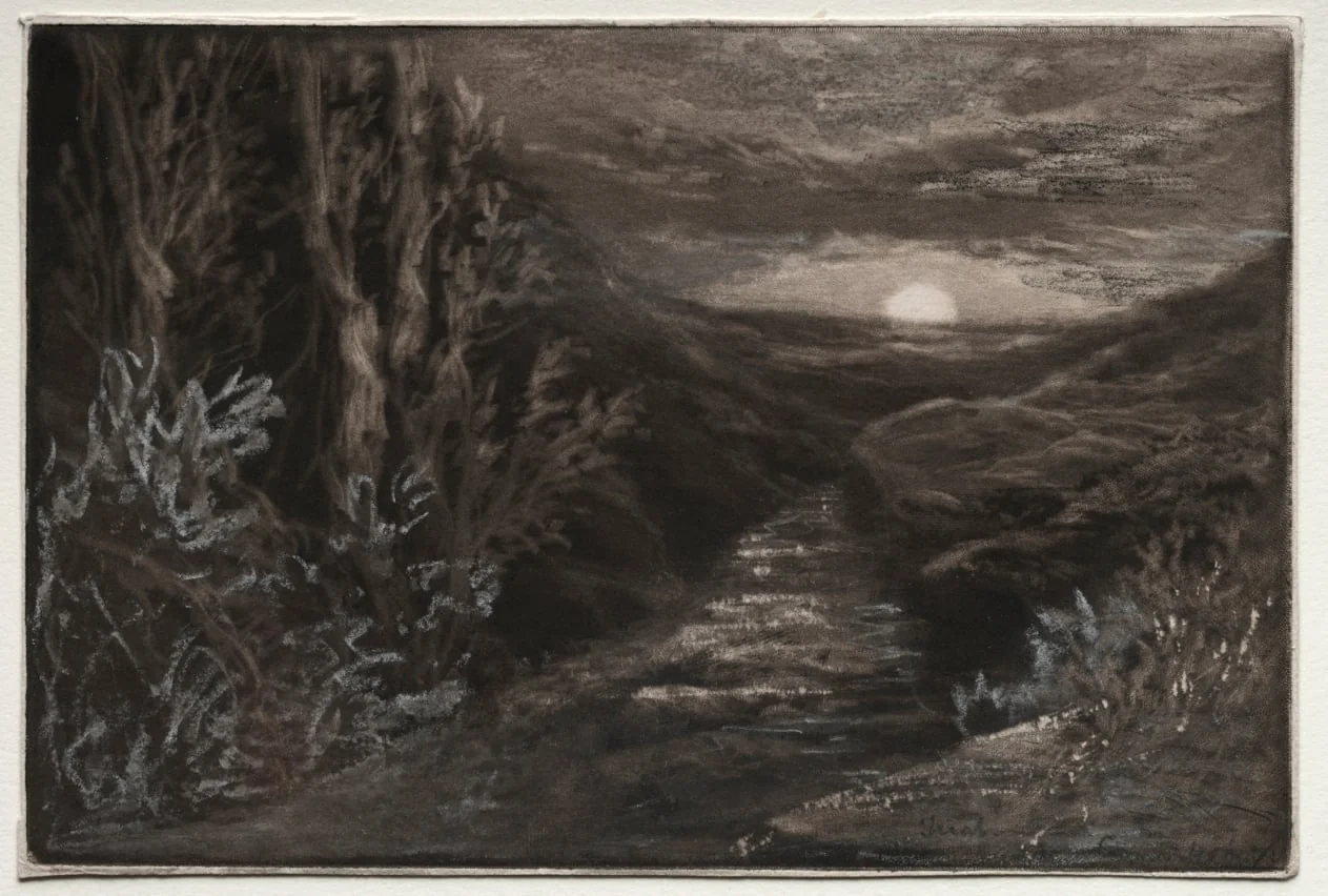 A Moorland Stream, detail