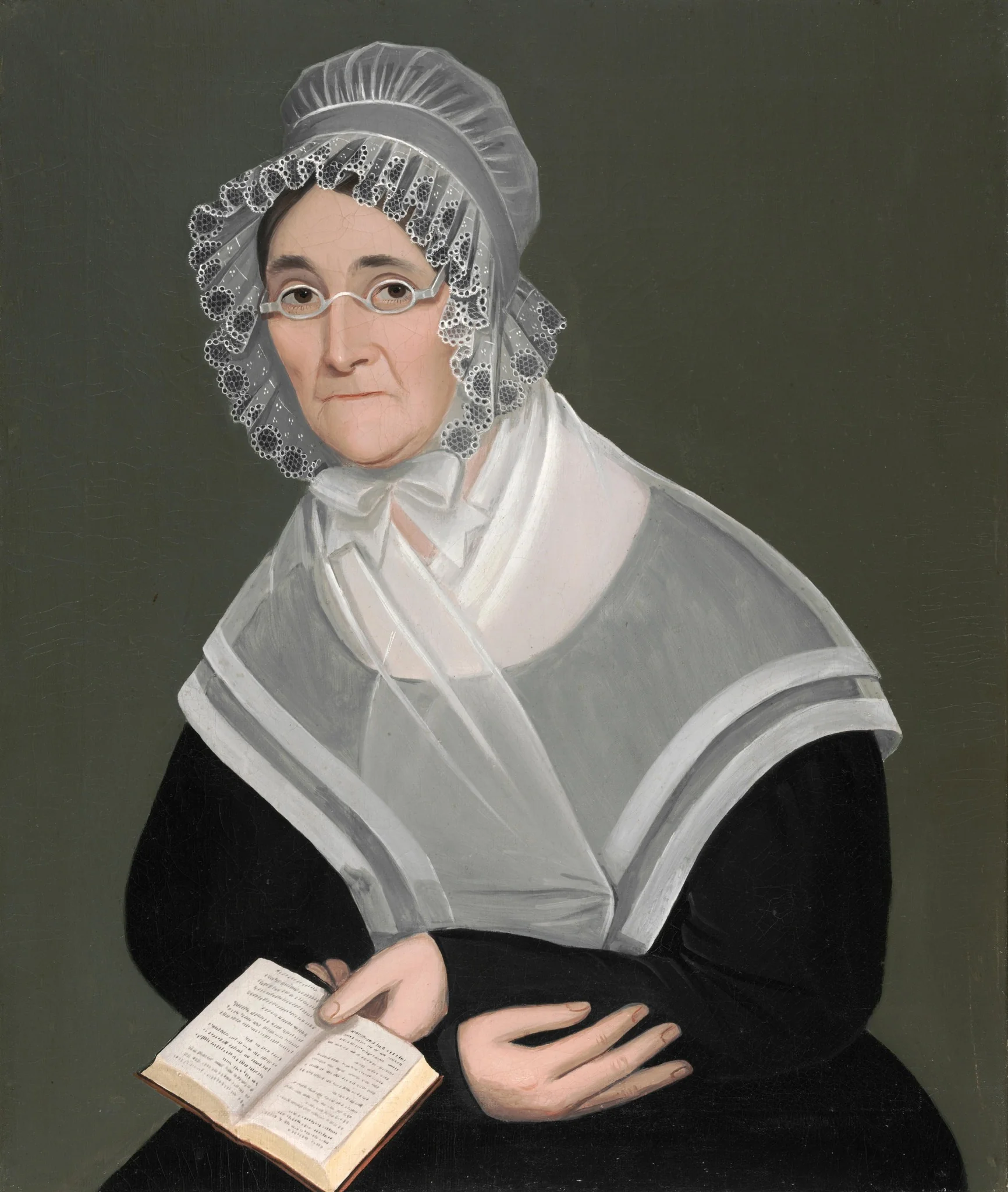Portrait of Lois Belding Ketcham, detail