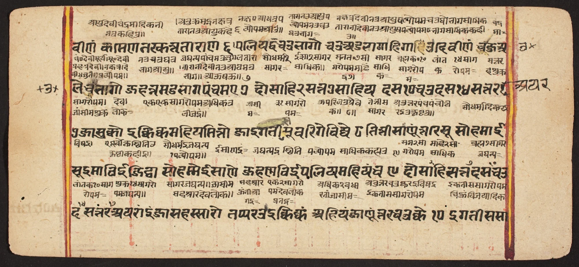Tantric Manuscript "Sangrahani Sutra", detail