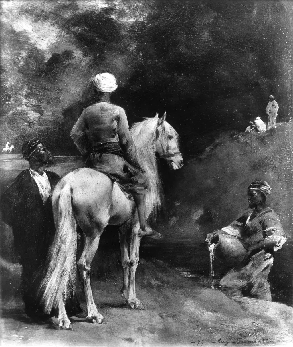 At the Well, by Eugène Fromentin, oil, 1875