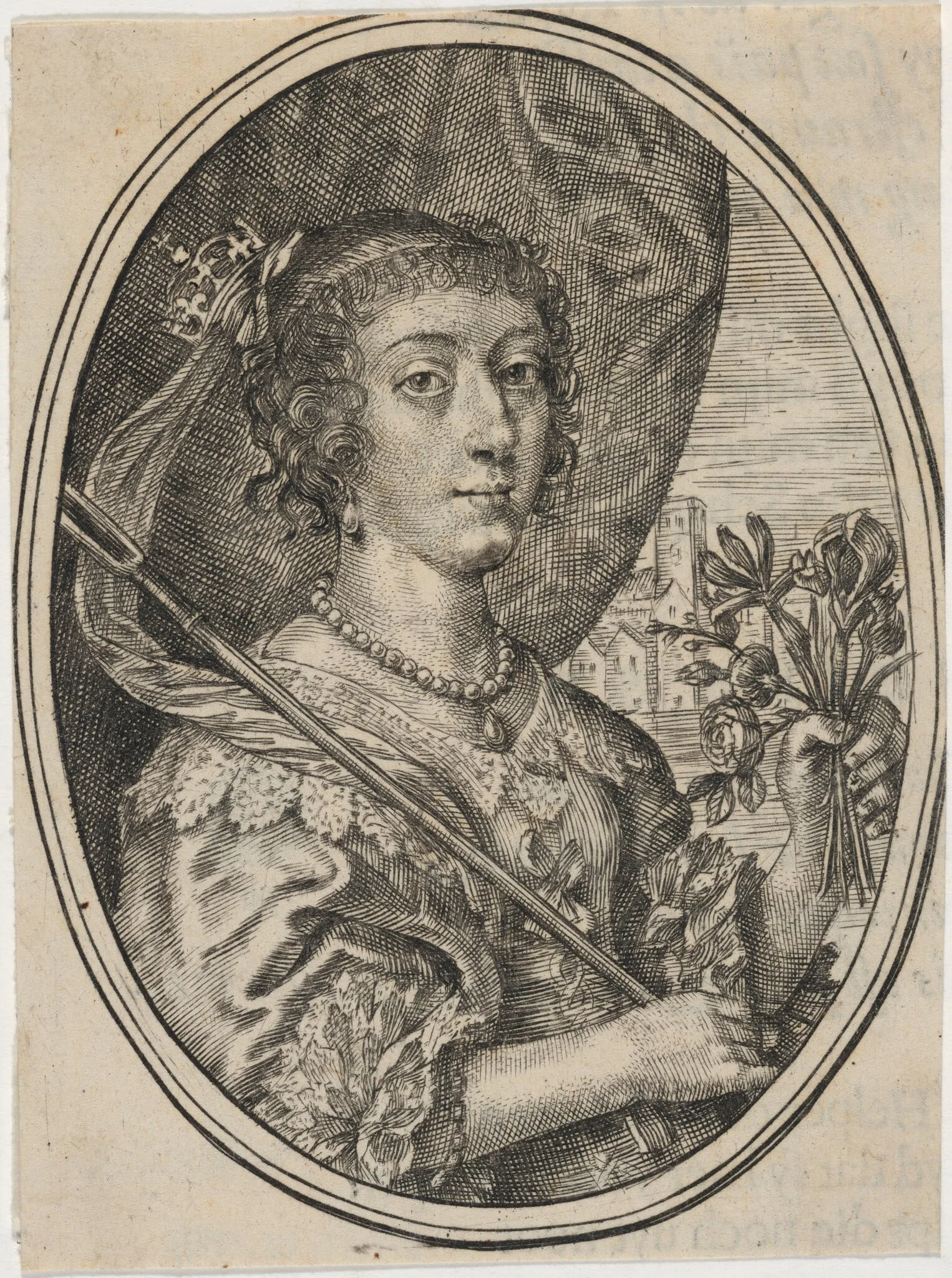 Henrietta Maria (?), detail
