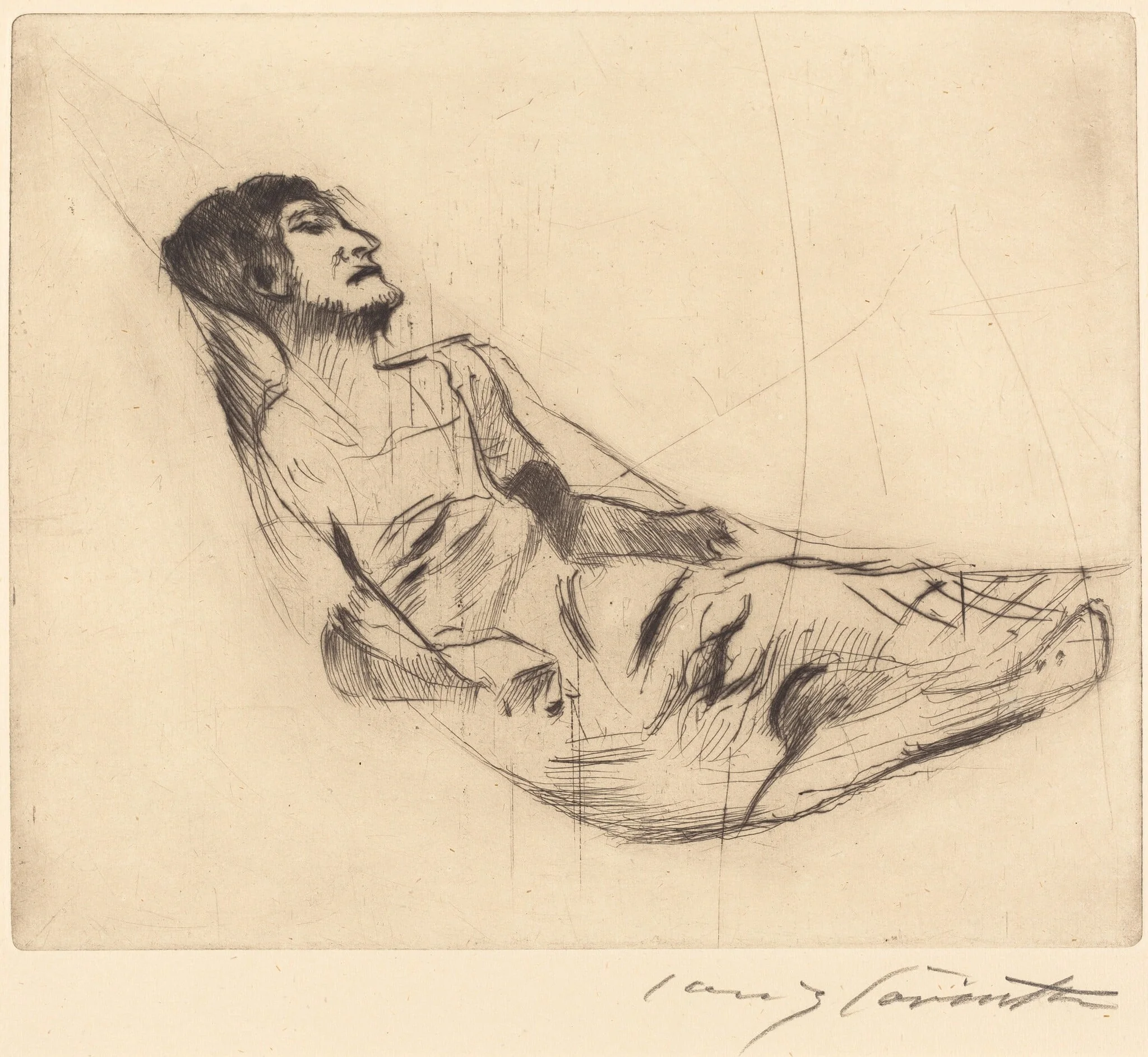 In der hängematte II (In the Hammock II), detail