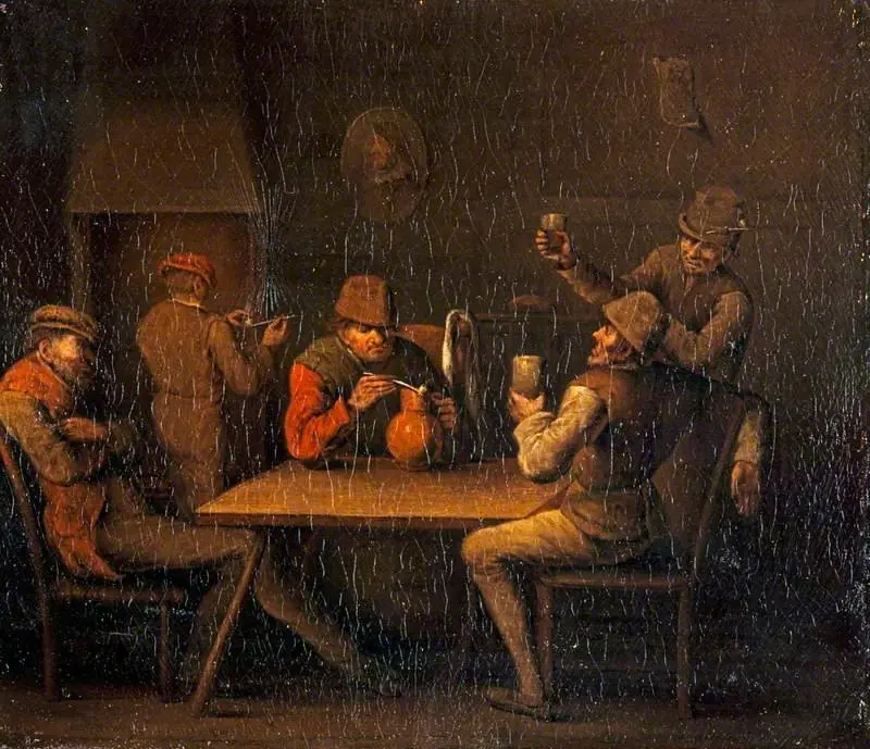 Boors Carousing, by Egbert van Heemskerck II
