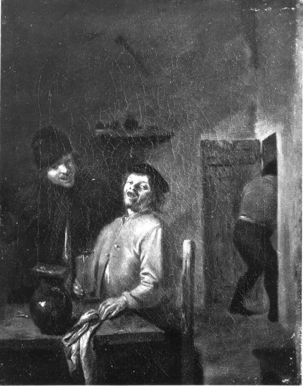Singende Bauern, by Egbert van Heemskerck II, unspecified, 1669