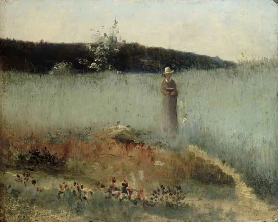 Field of Rye, Barbizon, by Egerton Coghill