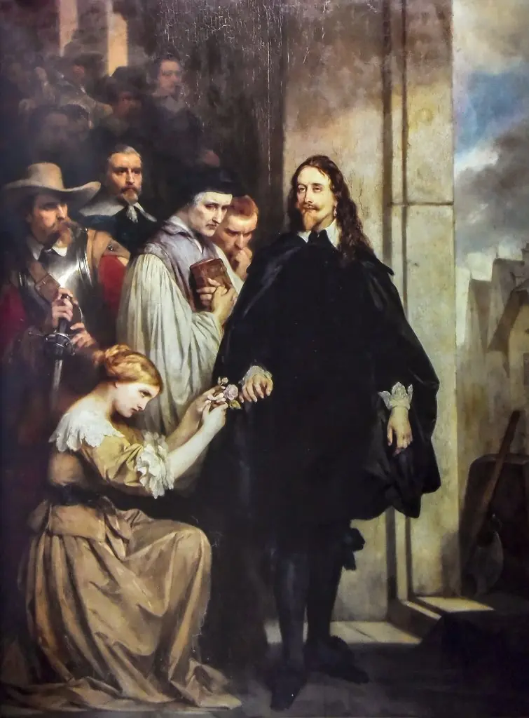 King Charles I of England, on his way to the scaffold, by Égide Charles Gustave Wappers