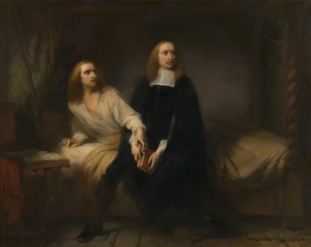 The De Witt Brothers in Captivity, by Égide Charles Gustave Wappers