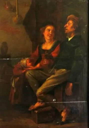 Pereche tînără cu un copil, by Egidius Tilborg