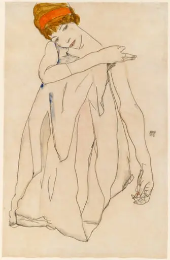 Dancer (Die Tänzerin), by Egon Schiele