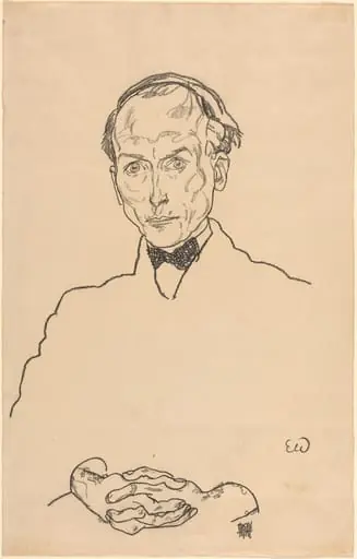 Dr. Ernst Wagner, by Egon Schiele