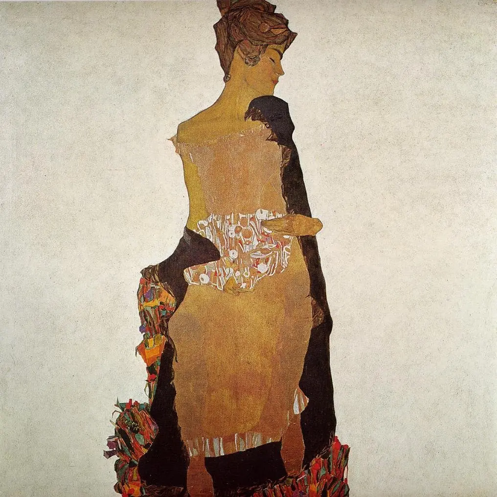 Portrait of Gerti Schiele, by Egon Schiele