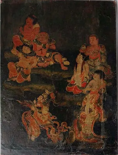 八童子図|Eight Attendants of Fudō Myōō, 1449
