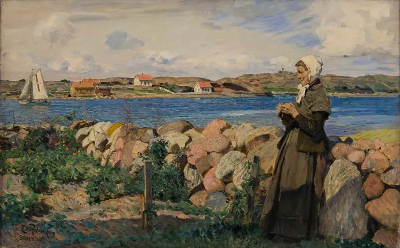 From the Norwegian Archipelago, by Eilif Peterssen