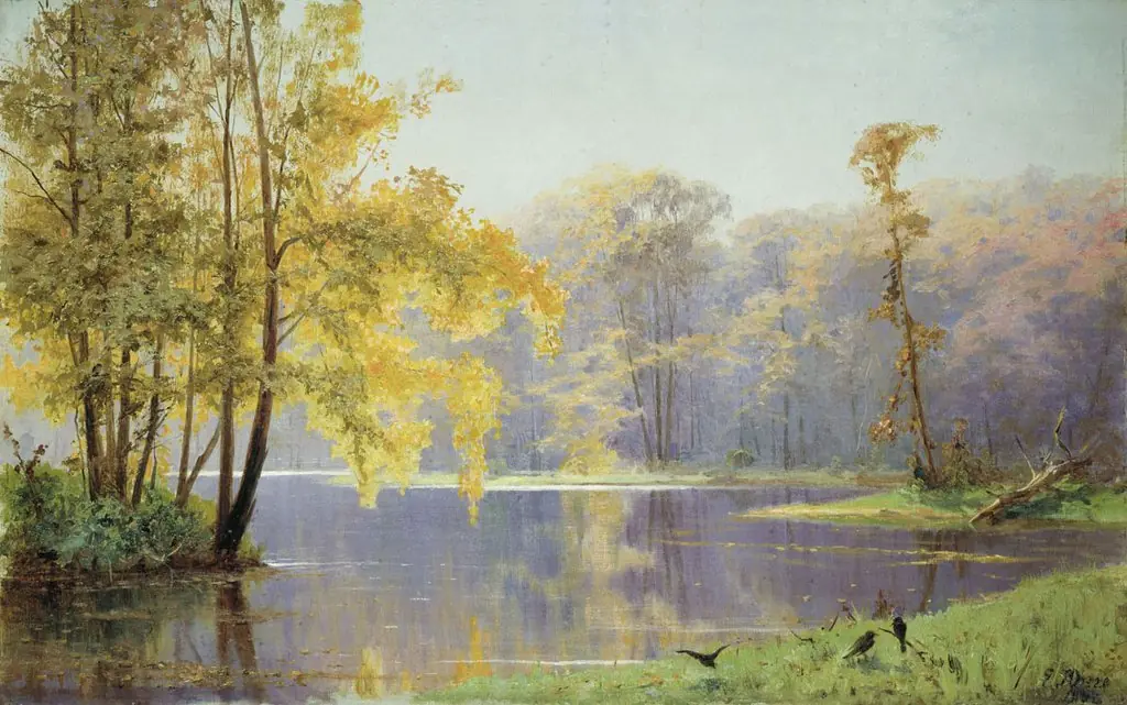 A fall day in the Lefortovo palace garden in Moscow, by Ekaterina Junge