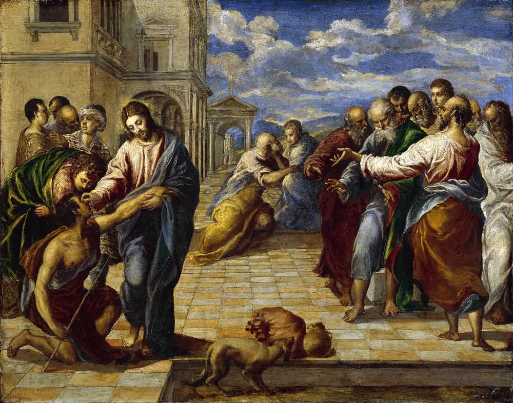Christ Healing the Blind, by El Greco