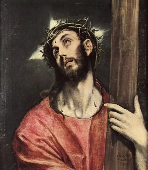 Christ with the Cross, by El Greco