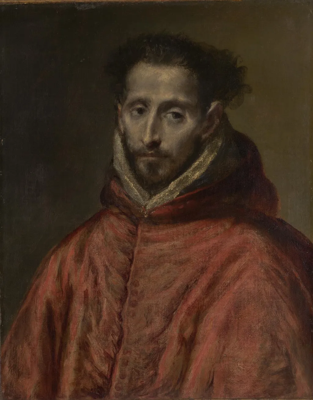 Portrait of a cardinal, by El Greco, oil, 1600