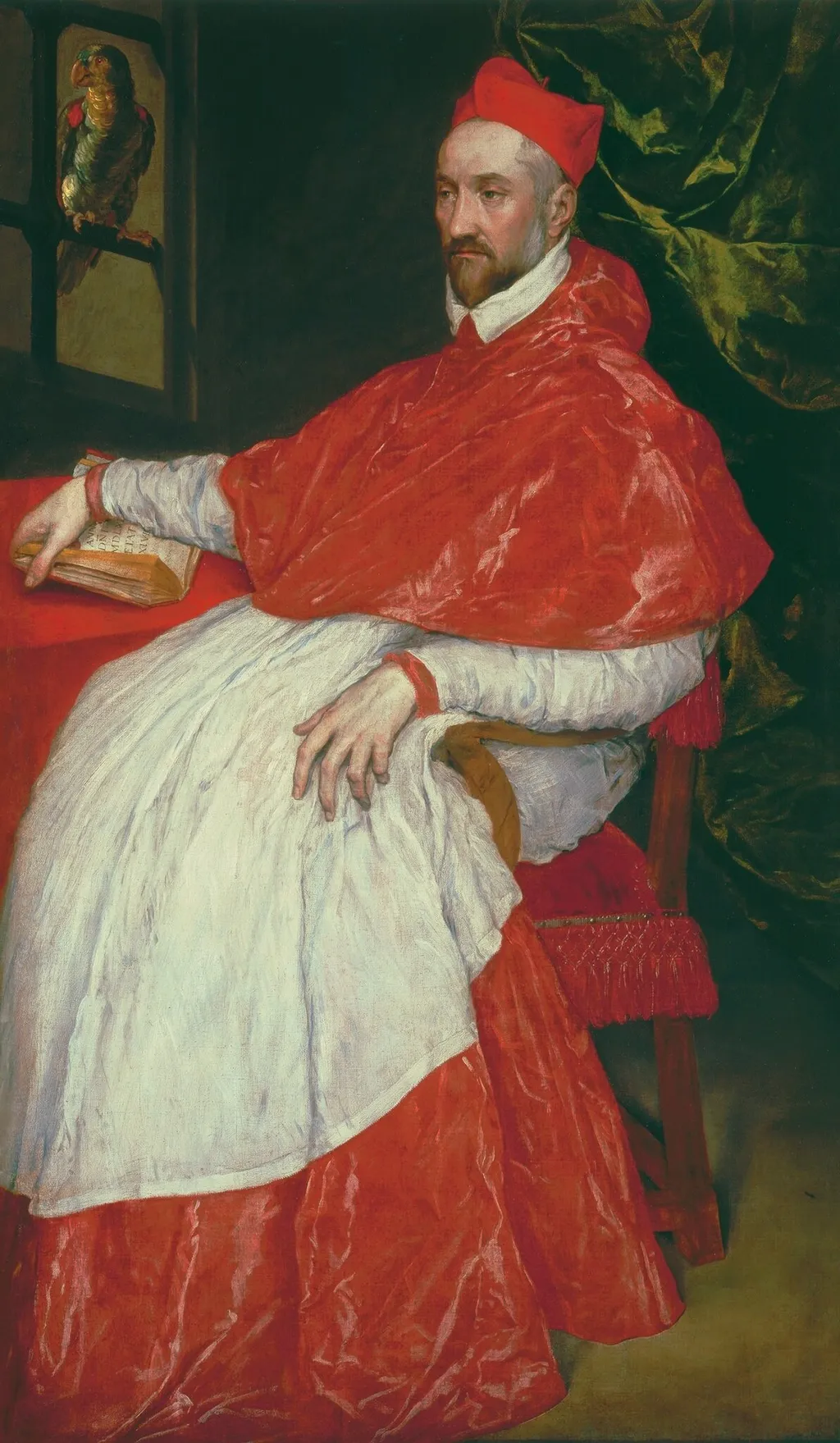 Portrait of Charles de Guise, cardinal of Lorraine, archbishop of Reims, by El Greco, oil, 1572