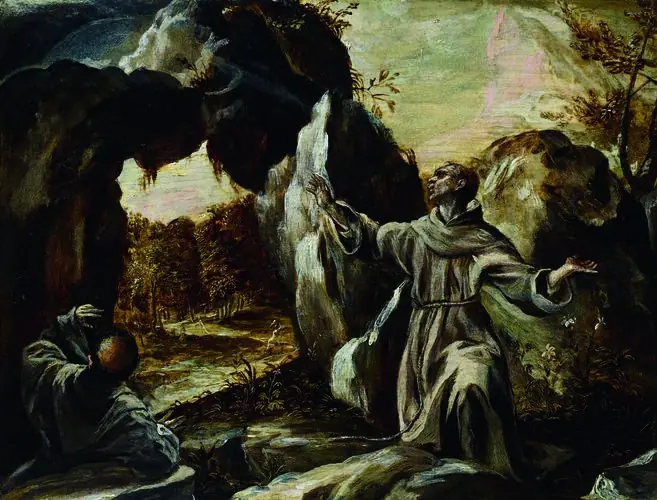 Saint Francis of Assisi receives the Stigmata