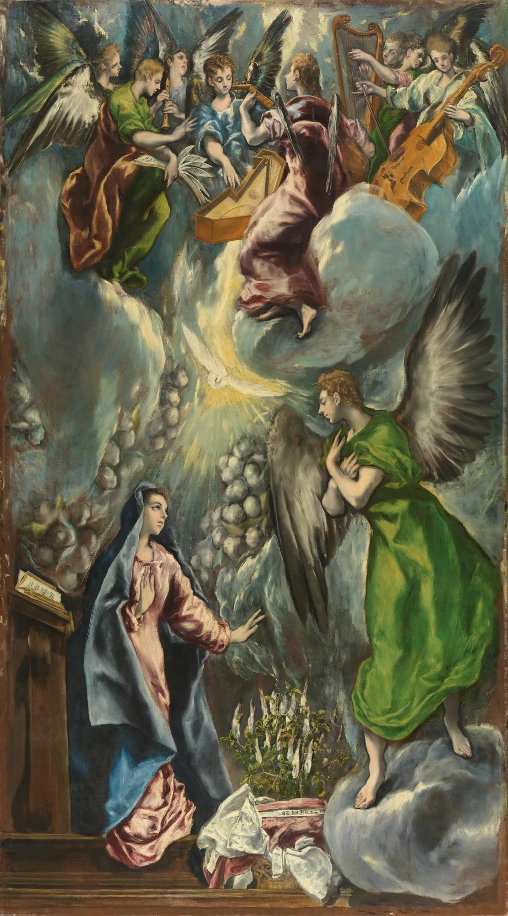 The Annunciation, by El Greco, oil, 1599