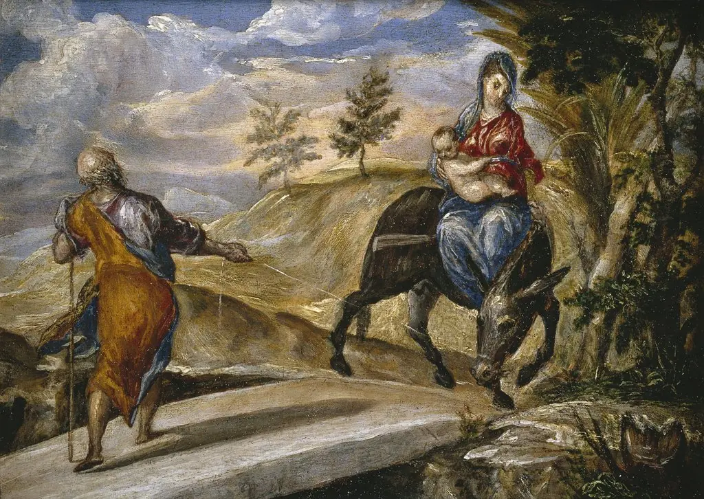 The Flight into Egypt, by El Greco