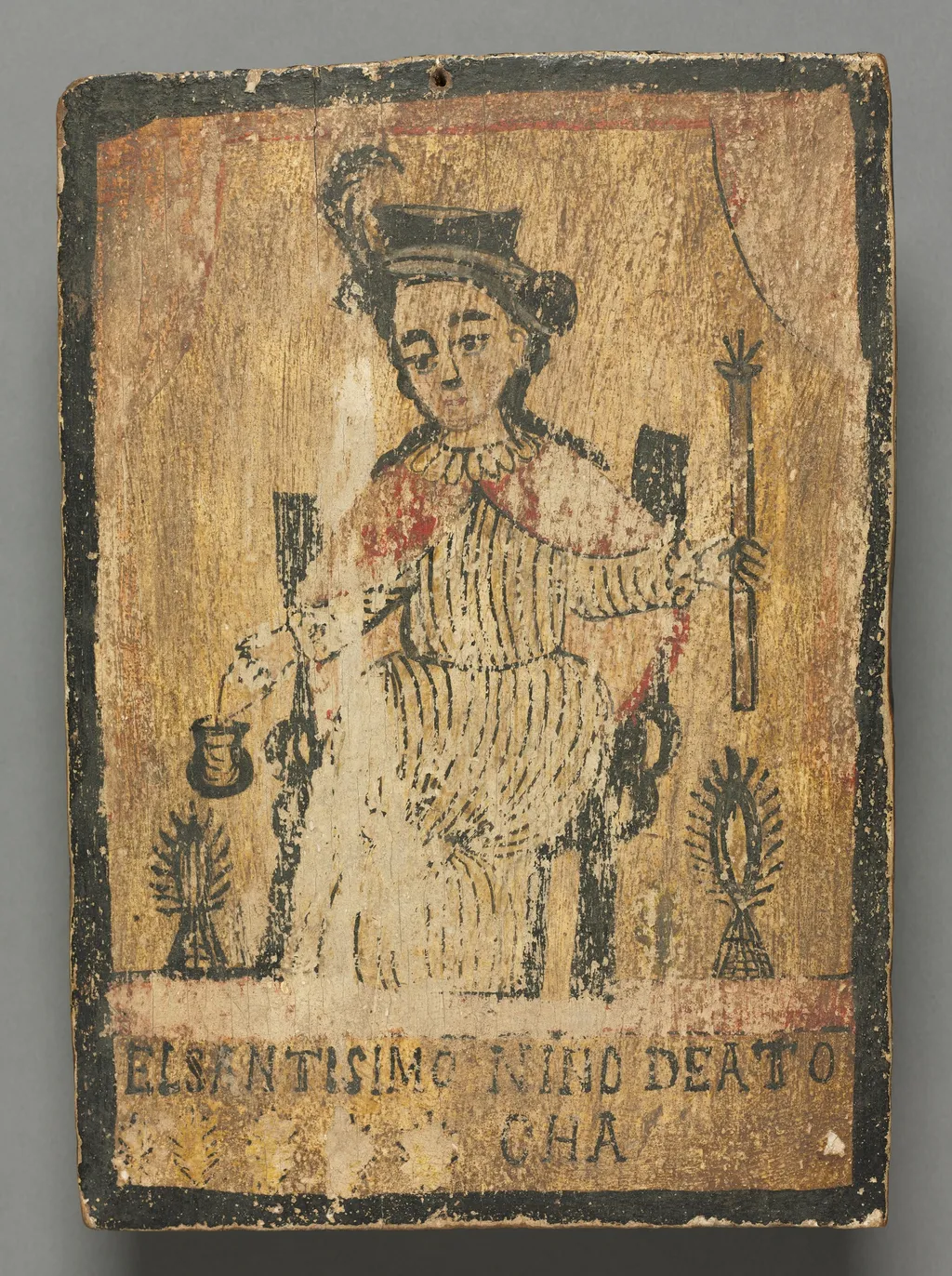 El Santo Nino de Atocha: santo de retablo, unspecified, 1700