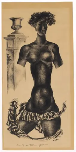 Untitled, by Eldzier Cortor