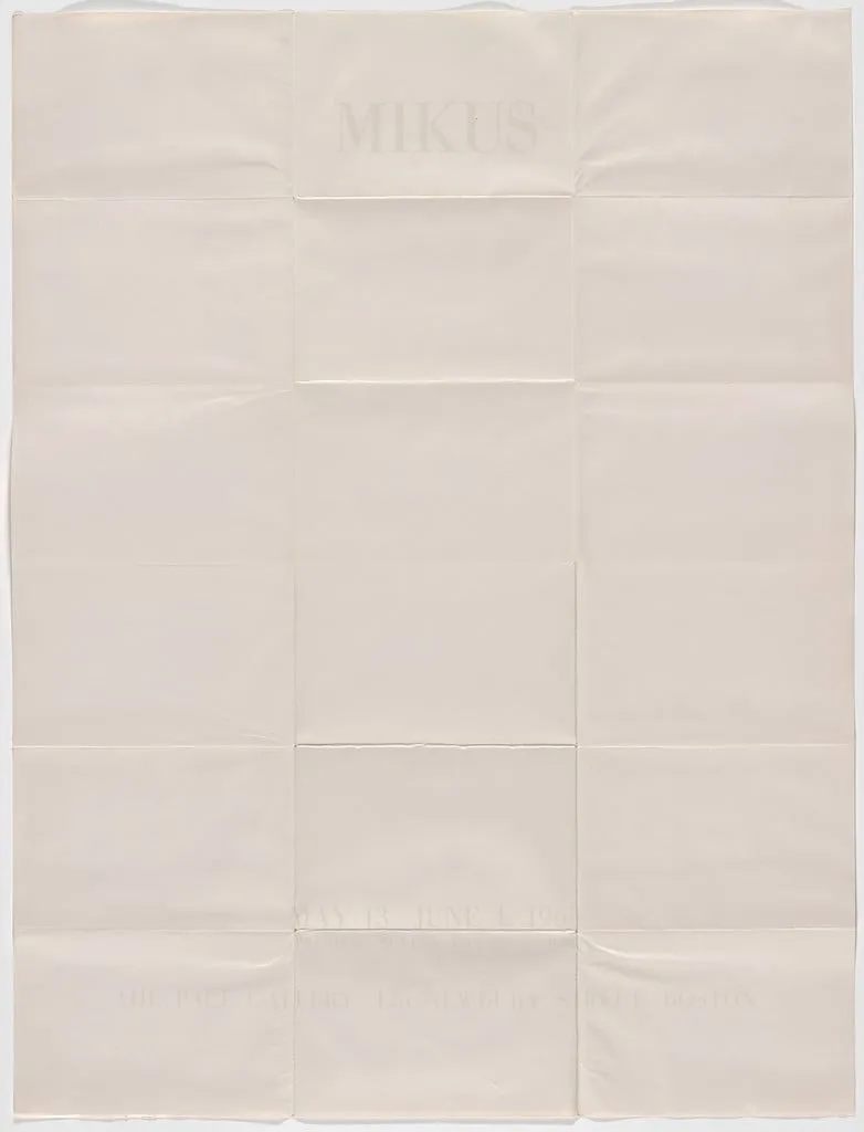 Untitled, by Eleanore Mikus, 1963