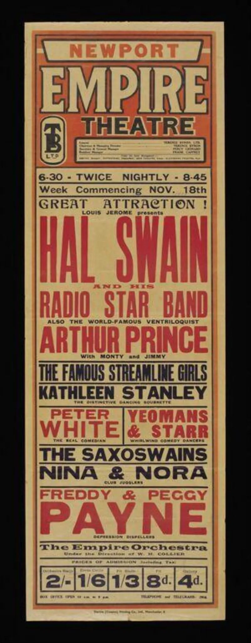 Untitled, by Electric (Cinema) Printing Co. Ltd., 1935
