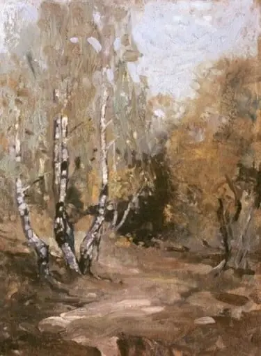 Pădure de mesteceni, by Elena Barbu