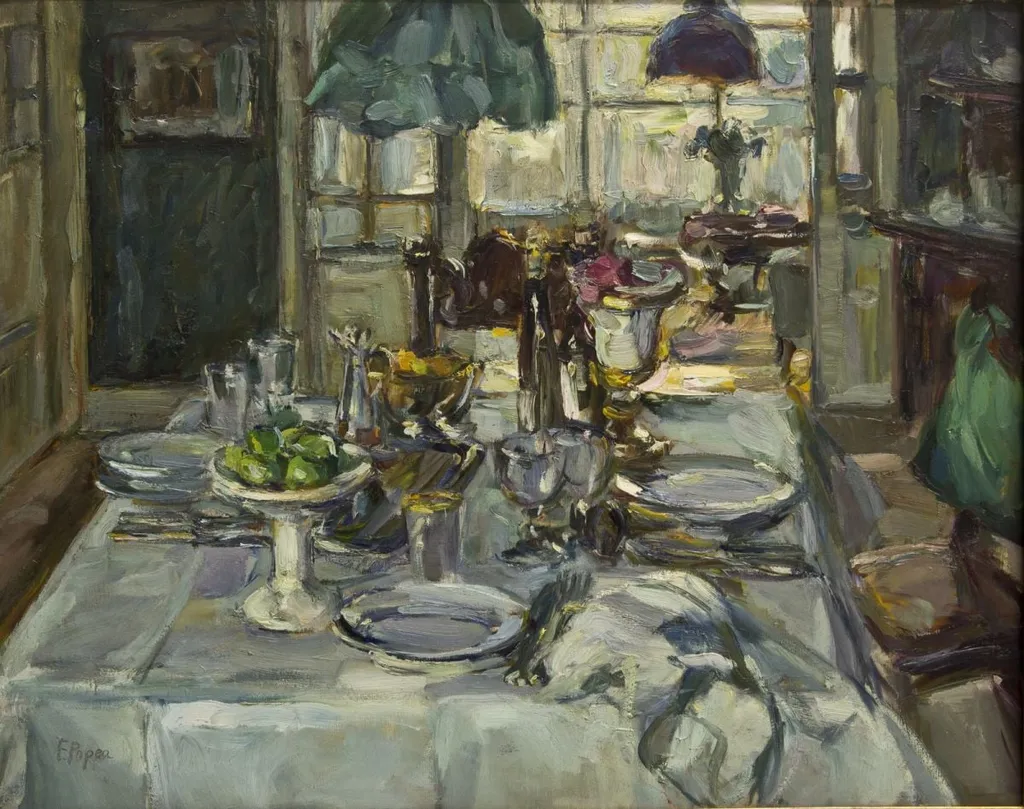 Sufragerie, by Elena Popea, unspecified, 1912