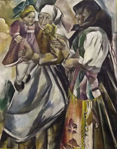 Țărănci, by Elena Popea