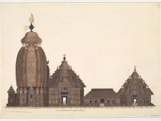 Elevation of the Jagannatha Temple