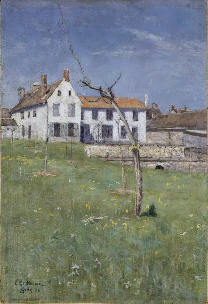 The Laurent Boarding House, Grez-sur-Loing, by Elias Erdtman