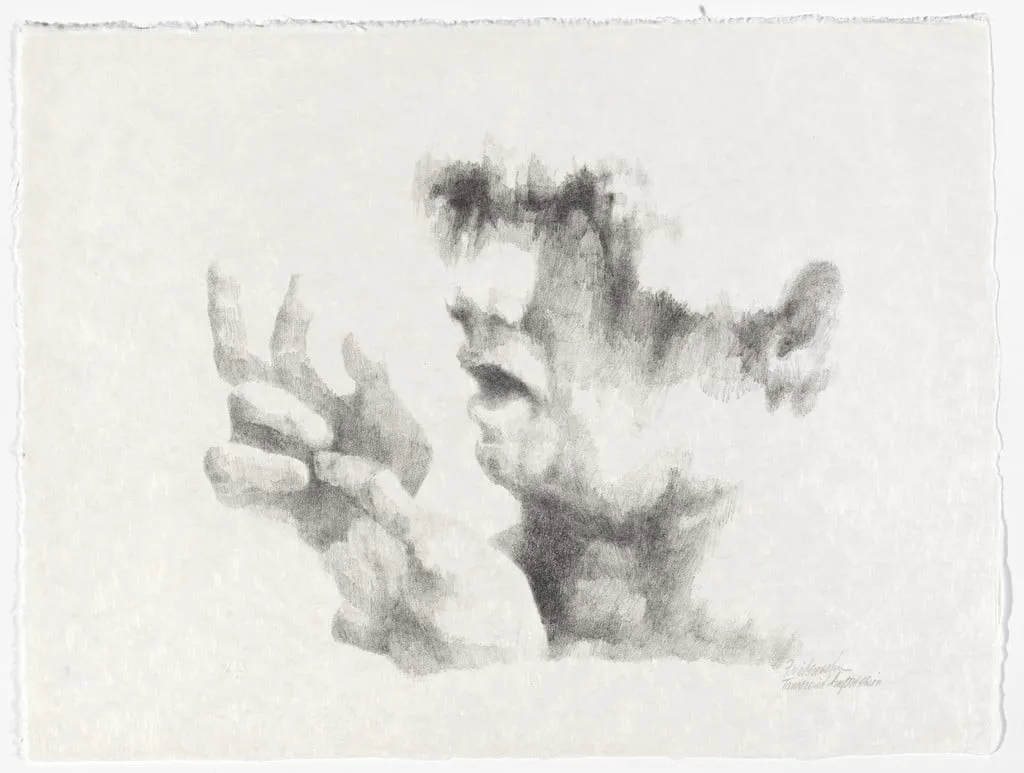 Untitled, by Elias Friedensohn, ink, 1962