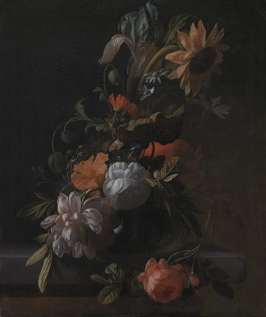 A Bowl of Flowers, by Elias van den Broeck