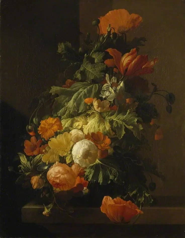 A Vase of Flowers, by Elias van den Broeck